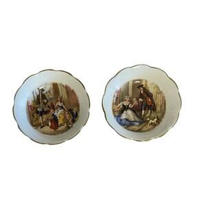 A Set Of 2 Vintage Royal Grafton Fine Bone China. England . "Cries Of London"